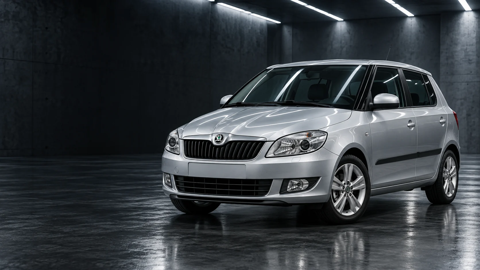 2013 Skoda Fabia second generation 5J facelift five door hatchback, original tall cabin proportions
